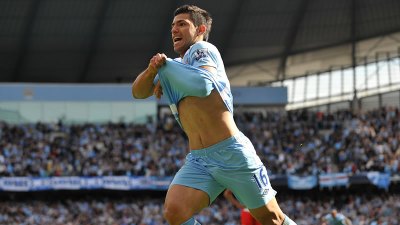 Aguero Celebration